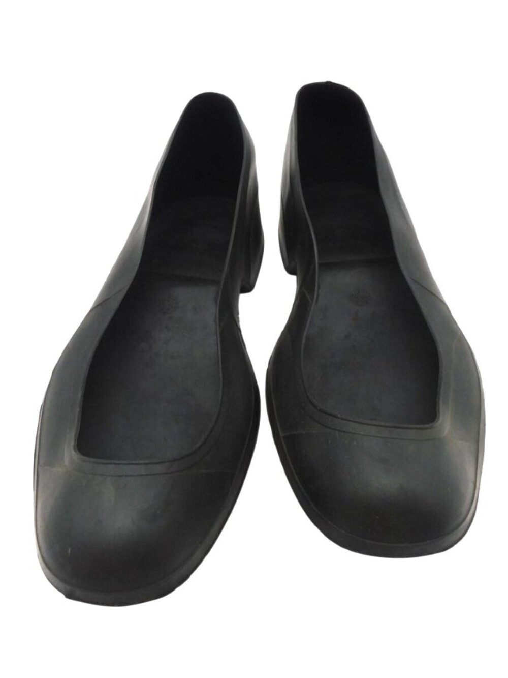 London Fog Black Extra Large Rubber Shoe Protectors Overshoes Made In USA